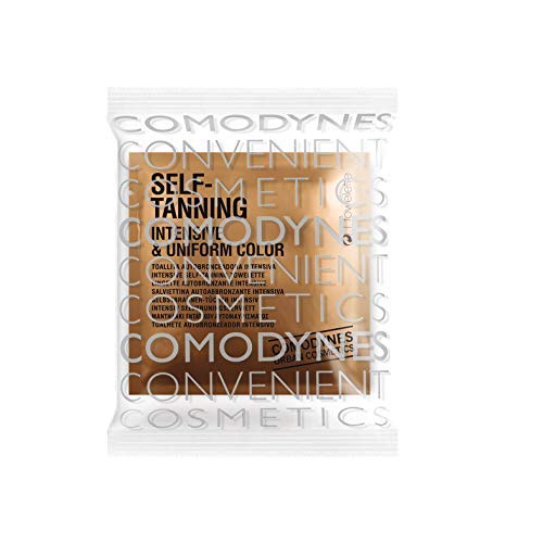 Comodynes - Toallitas Autobronceadoras Faciales y Corporales - Intensive - Para Todo Tipo de Pieles - 8 uds