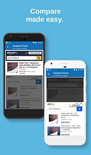 Compara los precios en Amazon, eBay y Walmart - con el escáner de código de barras