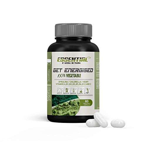 Complejo Multivitamínico Total | Fortalece tus defensas y protege tu Sistema Inmune | Vitamina C, A, B1, B2, B3, B5, B6 y B12 + Espirulina + Chlorella | Aporte eficaz de energía y vitalidad | 60U.