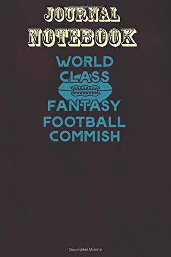 Composition Notebook, Journal Notebook Gift: Online Fantasy Team Draft Commish Manager Size 6'' x 9'', 100 Pages for Notes, To Do Lists, Doodles, Journal, Soft Cover, Matte Finish