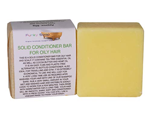 Concentrado Acondicionador Barra para Cabello Graso , Tamaño de Viaje 1 Barrita de 65g