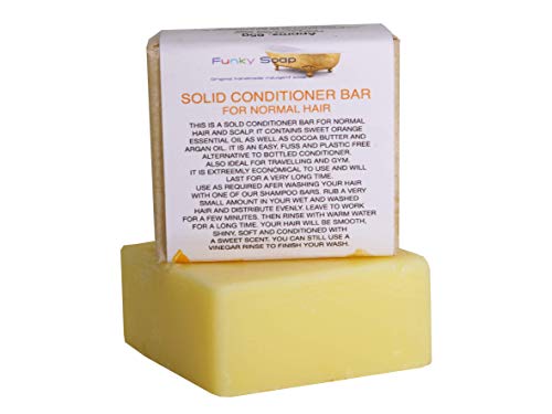 Concentrado Acondicionador Barra para Cabello Normal, Tamaño de Viaje 1 Barrita de 65g