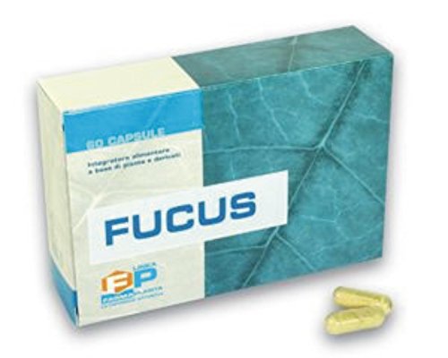 Concentrado puro de Fucus Quemador de grasa adelgazante que drena 60 cápsulas 100% vegetal Basado en yodo asimilable, útil como iniciador en dietas bajas en calorías.