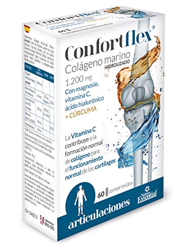 Confortflex® 1200 mg. 60 comprimidos con colágeno, cúrcuma, magnesio, ácido hialurónico y vitamina C.