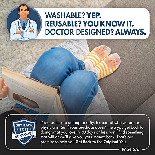 Conjunto de 4 Piezas de Tapones para Dedos en Gel de Dr. Frederick's Original 4 – Previene Callos y Ampollas – Para Hombres y Mujeres