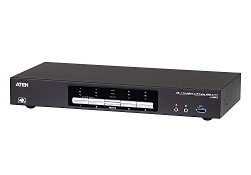 Conmutador KVMP de 4 puertos USB 3.0 4K de doble pantalla ATEN CS1944DP | ATEN España | líder del mercado de KVM