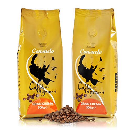 Consuelo Gran Crema - Café en grano italiano - 2 x 500g