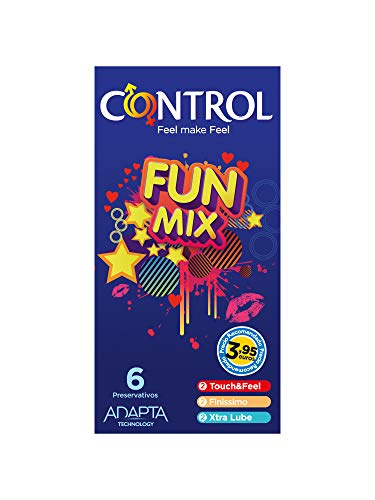 Control Fun Mix Preservativos -Paquete de 6 preservativos variados