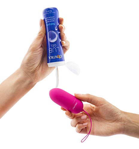 Control Lub Gel Nature - Gel lubricante sin aroma - 75 mililitros - Base acuosa - Compatible con el preservativo - Hipoalergénico - Sin azúcar - No mancha - Color Transparente