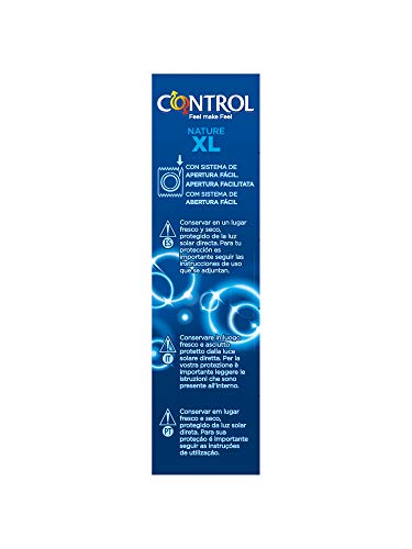 Control Nature XL Preservativos - Pack de 12 preservativos