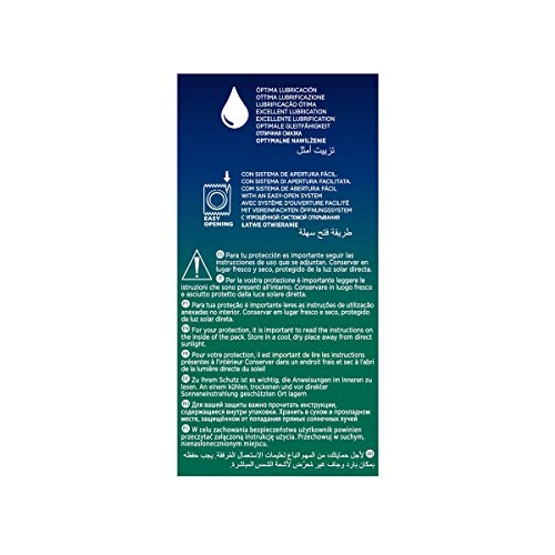 Control Non Stop Retard Preservativos- Caja de condones retardantes para una relación más prolongada, lubricados, ajuste perfecto, sexo seguro, 24 unidades (pack ahorro)