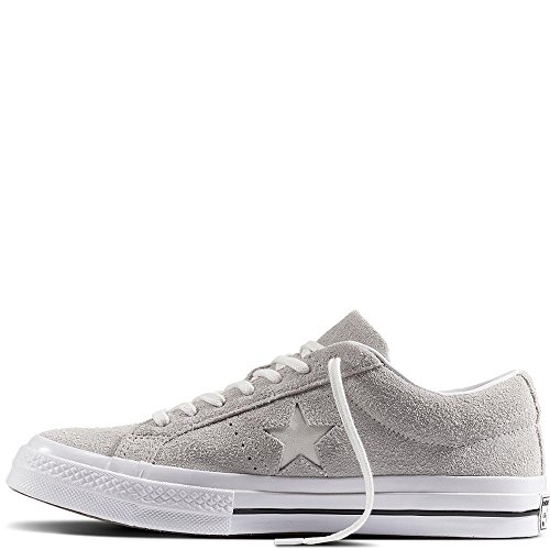 Converse Lifestyle One Star Ox, Zapatillas Unisex niño, Gris (Ash Grey/White/White 095), 37 EU