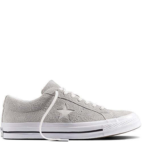 Converse Lifestyle One Star Ox, Zapatillas Unisex niño, Gris (Ash Grey/White/White 095), 37 EU