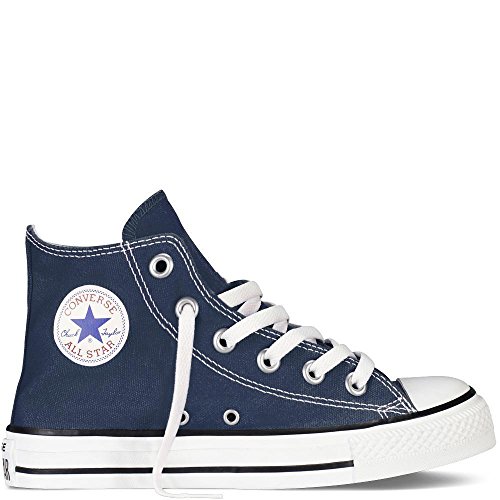 Converse Youths Chuck Taylor All Star Hi Zapatillas de tela, Unisex - Infantil, Azul (Azul Marino), 35