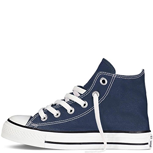 Converse Youths Chuck Taylor All Star Hi Zapatillas de tela, Unisex - Infantil, Azul (Azul Marino), 35