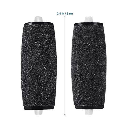 Coomatec Extrarugosos Rodillos Lijadores para Recambio de Scholl Velvet Smooth Diamond Crystals/Lima Electrónica Velvet Smooth Wet&Dry[Set de 10]