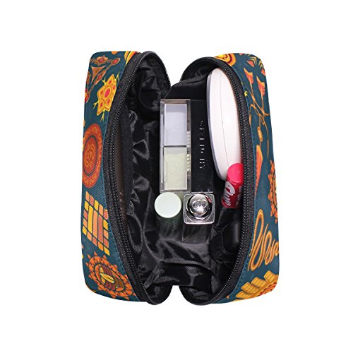 COOSUN - Bolsa de maquillaje étnica tribal para mujer