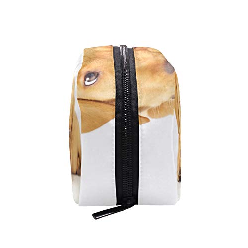 COOSUN - Bolsa de maquillaje para perros para masticar, bolsa de maquillaje, bolsa de viaje para mujer