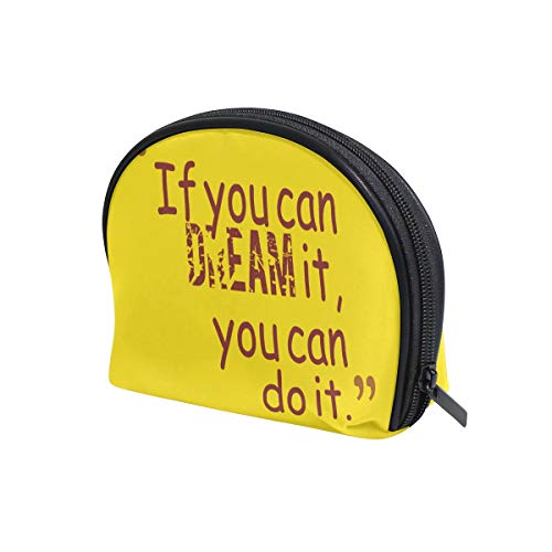 COOSUN If You Can Dream It Do - Bolsa de maquillaje para mujer