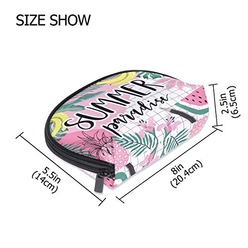 COOSUN Summer Paradise - Bolsa de maquillaje para mujer