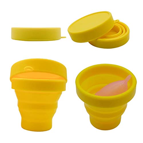 Copa Menstrual Furuize Basic con Taza de Esterilización. Silicona suave de grado médico 100%. Previene infecciones y fortalece el suelo pélvico. Alternativa saludable, económica y ecológica (Talla L)