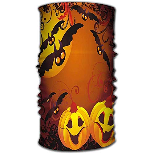 Copricapo in microfibra a rapida asciugatura Bandana magica come scaldacollo a fascia avvolgere la fascia sciarpa sciarpa maschera ultra morbida elastica natura di Halloween