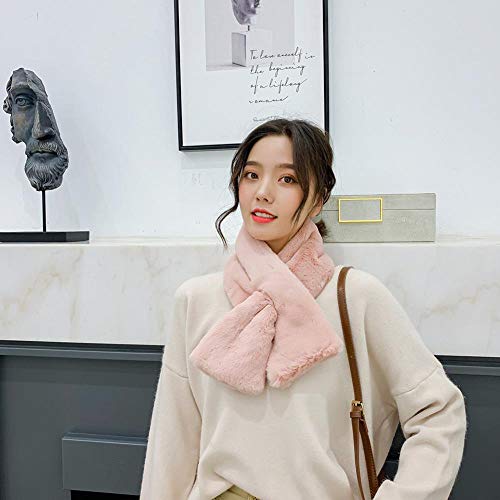 Corea del invierno bufandas de imitación de piel de conejo rex otoño bufanda de la piel y cuello de piel de invierno salvaje invierno mujer hierba de piel collares de felpa, dentífrico sangre, 15-90CM