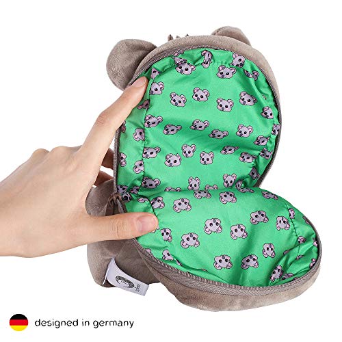 Corimori Estuche Escolar (10+ Modelos) Animales De Peluche Niños, color hugo el koala (marrón claro) (1845-013)