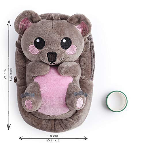 Corimori Estuche Escolar (10+ Modelos) Animales De Peluche Niños, color hugo el koala (marrón claro) (1845-013)