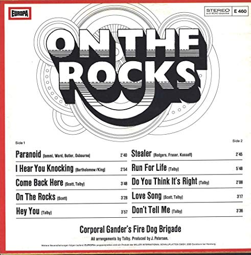 Corporal Gander's Fire Dog Brigade - On The Rocks - Europa - E 460