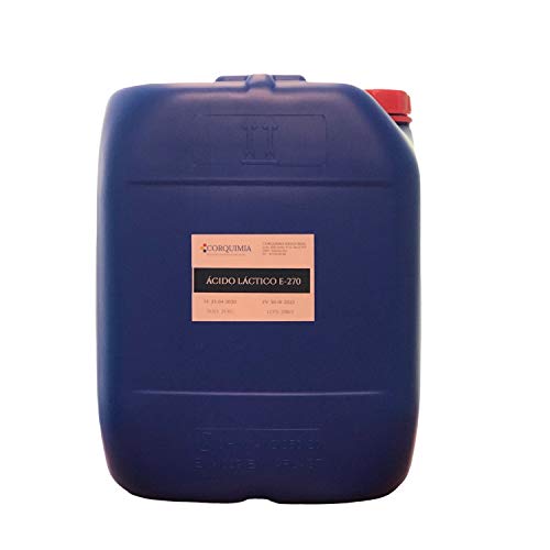 Corquimia Acido LACTICO 80% ENVASE DE 25 KG/ADITIVO ALIMENTARIO E-270 (25 KG)