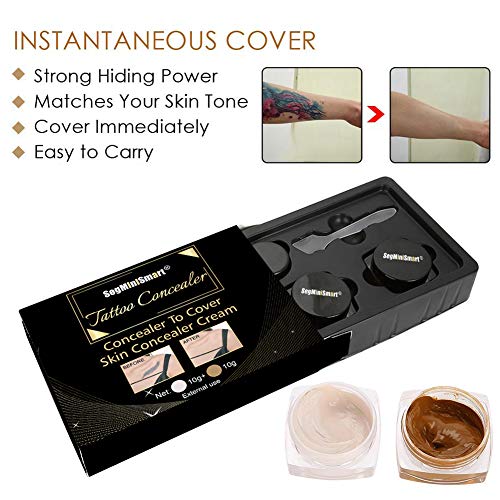 Corrector de tatuaje,corrector de cuerpo,Corrector impermeable de tatuaje para cubrir, tatuajes impermeables, maquillaje, cicatrices y vitiligo