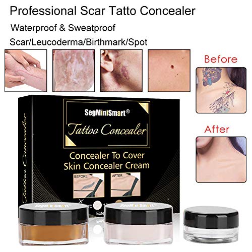 Corrector de tatuaje,corrector de cuerpo,Corrector impermeable de tatuaje para cubrir, tatuajes impermeables, maquillaje, cicatrices y vitiligo