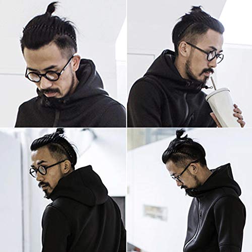 Corrines 5 diademas unisex de metal para el cabello, para deportes, cuidado del cabello, belleza, antideslizante, elástico, ondulado ancho, con 12 clips para el pelo.