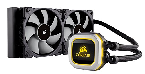 Corsair Hydro Series H100i PRO RGB, Refrigerador Líquido Para CPU, USB, 240 mm Radiador, RGB