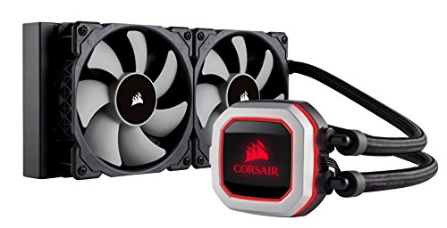 Corsair Hydro Series H100i PRO RGB, Refrigerador Líquido Para CPU, USB, 240 mm Radiador, RGB