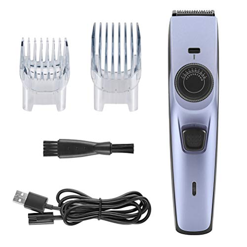 Cortapelos Hombre Profesional, Sin cable Cortadora de Pelo Recargable Electrico Kit de Corte de Pelo Con Barba con Perilla Ajustable de 1-10 mm Para Hombres y Familiar