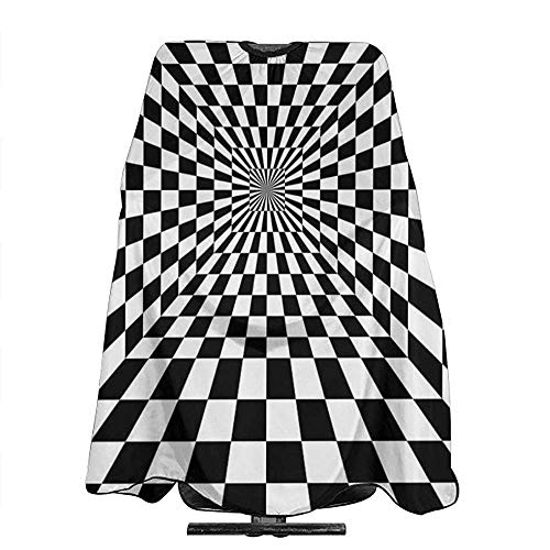 Corte de pelo Cape Cloth Screen-3 Peluquería Delantal Paño de corte de pelo para peluquería