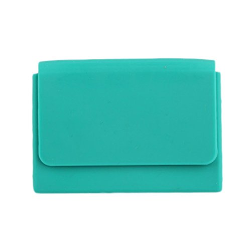 Cosanter Cartera de Silicona de Moda para Hombres y Mujeres Bolso de Mano con Llaves Monedas Tarjetas Dinero Color Azul