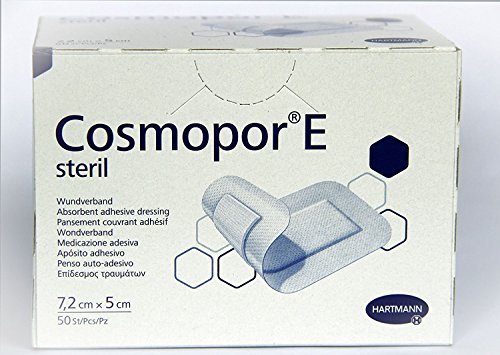 Cosmopor E - Tiritas (50 unidades, 7,2 x 5 cm), color blanco