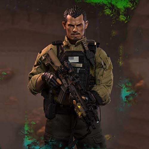 CQ Suicide Squad Militar Juguetes 1/6 Escala PMC Líder del Equipo Richard Bandera de 12 Pulgadas Flexible Masculino Colección Modelo Soldado Toys