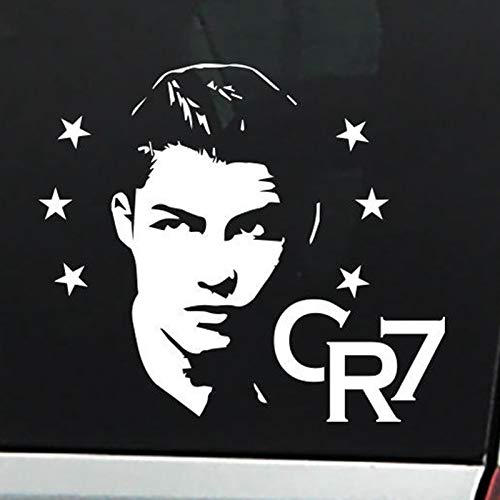 CR7 Etiqueta de la pared del jugador de fútbol del coche Serie A Super Star Football Sport Cristiano Ronaldo regalo de los niños Niño Dormitorio Decoración del hogar vinilo calcomanía Carte