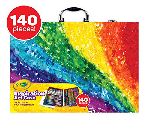 Crayola Inspiration art case  - Kit de manualidades para niños (Lápiz de color, Lápiz, Rotulador), 140 piezas , Modelos/colores Surtidos, 1 Unidad