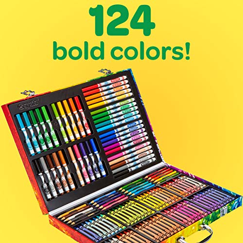 Crayola Inspiration art case  - Kit de manualidades para niños (Lápiz de color, Lápiz, Rotulador), 140 piezas , Modelos/colores Surtidos, 1 Unidad