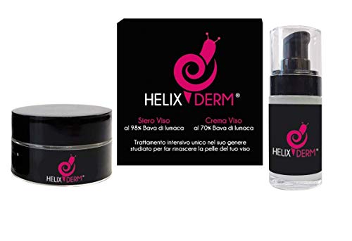Crema 50ml + Serum 30ml 98% Baba de Caracol ANTIARRUGAS y Anti-Envejecimiento y Acción CALMANTE HIDRATANTE Contra las Manchas de Envejecimiento y los VISO Dos Productos en UNO PRECIO - MADE IN ITALY