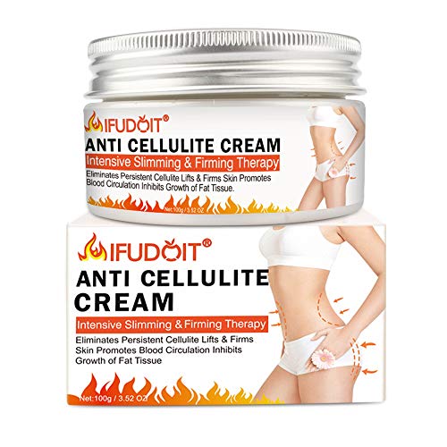 Crema Anticelulítica,Crema reductor anticelulítico,Crema de Adelgazar Crema Caliente Profesional, Pueden Reducir Eficazmente la Grasa del Vientre, las Nalgas y las Piernas (100g)