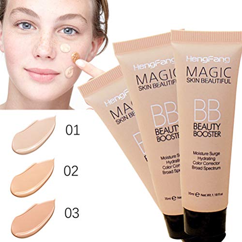 Crema BB Cream de 35 ml, aclarador facial hidratante, crema de aislamiento, corrector, reparación líquida, corrector, alisado de base corrector.