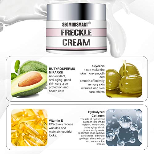 Crema Blanqueadora, Anti Manchas Cara, Whitening Cream, Anti Manchas regeneradora y aclarante,Tono de piel desigual, puntos oscuros