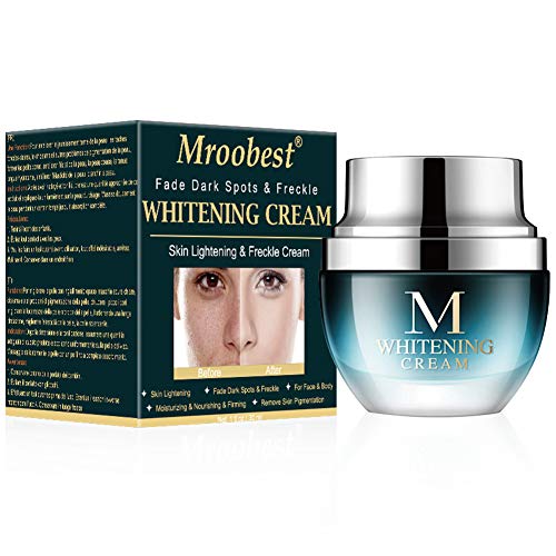 Crema Blanqueadora, Whitening Cream, Crema Iluminadora, Crema Aclaradora, Tratamiento facial antienvejecimiento para hiperpigmentación, Tono de piel desigual, puntos oscuros y daños del sol