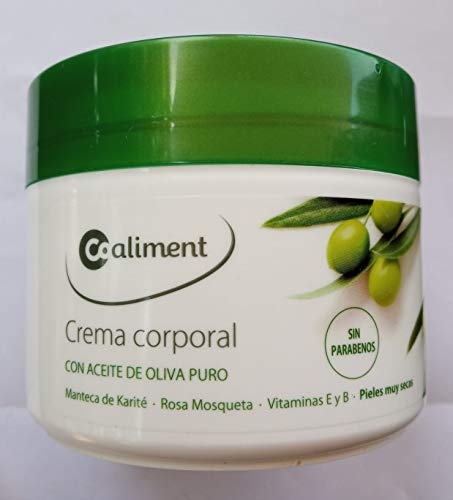 Crema corporal para pieles secas 200 ml con aceite de oliva,manteca de karité, rosa mosqueta y vitaminas E y B.